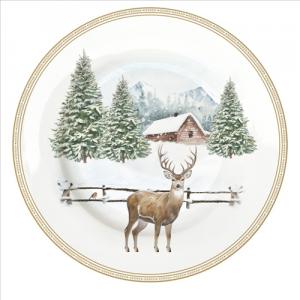 R2S.944WHIF Porcelán desszerttányér 19cm, White Forest