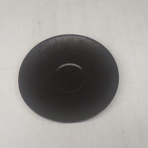 RAK Karbon porcelán csészealj, fekete, 17cm, KRCLSA02