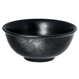 RAK Karbon porcelán kerek salátás tálka, fekete, 12 cm, 27 cl, KRNNBW12