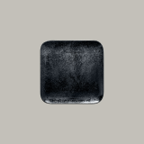 RAK Karbon porcelán szögletes tál, fekete, 22x22x1,7 cm, KRAUSP22