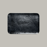 RAK Karbon porcelán téglalap tál, fekete, 33x21x1,7 cm, KRAURPW33W