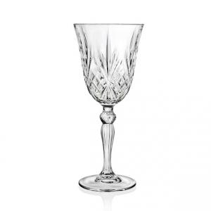 RCR Cristalleria Italiana Melodia boros pohár készlet, 28 cl, 6 db,