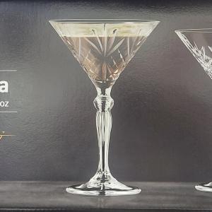 RCR Cristalleria Italiana Melodia Martini pohár készlet, 21 cl, 6 db,