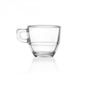 RCR ESPRESSO csésze 8cl 6 db, üveg