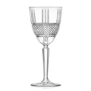 RCR kristály BRILLANTE talpas pohár 29cl 6 db, boros