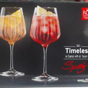 RCR Timeless Spritz talpas pohár, 49cl, 6db, kristály