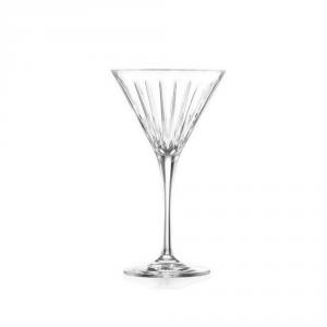 RCR TIMELESS talpas martini pohár 21cl 6db, kristály