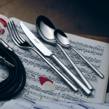 Salvinelli 250 rozsdamentes evőeszköz készlet 30 részes, 5 mm