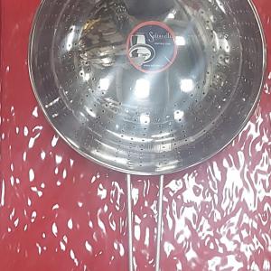 Salvinelli rozsdamentes nyeles tésztaszűrő, 24 cm, 430095