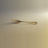 Salvinelli Twist Canada rm. süteményes villa, nem dobozos, 2,5 mm, 6db, FDCA