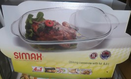 Simax sütőtál tetővel, 8 liter, 401048