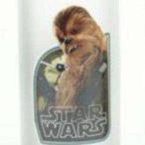 STAR WARS fehér szatin. üveg, üdítős pohár 27 cl, Csubakka