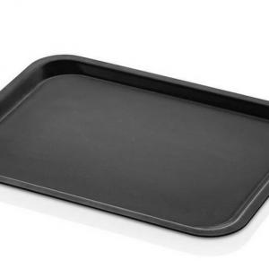 Tálca csúszásgátló szögletes 53×32,5cm LAMINÁLT FEKETE