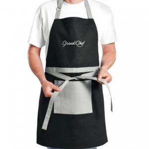 TESCOMA GrandCHEF konyhai kötény, fekete, 428848