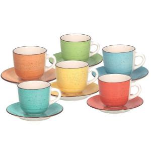 Tognana Art Pepper kerámia teás csésze készlet, 2,5dl, 6db