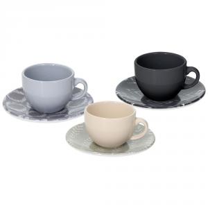 Tognana IKAT kerámia mokkás csésze klt., multicolor, 9 cl, 6db