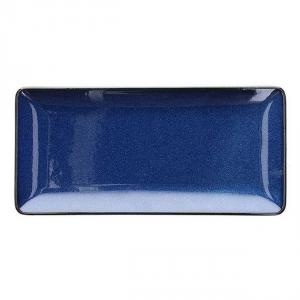 Tognana JAP BLUE kerámia szögletes tál 28x13,5x2,5cm