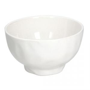 Tognana NORDIK WHITE kerámia talpas tálka 14cm 6dl, fehér