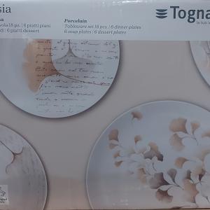 Tognana Poesia porcelán étkészlet, 18 részes