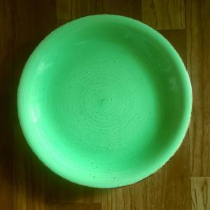 Tognana Riga Verde Louise kerámia zöld lapos tányér, 27cm,1db