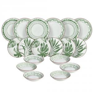 Tognana RIO VERDE porcelán étkészlet 18 db