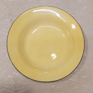 Tognana sárga mély tányér, kerámia,  21,5cm