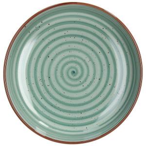 Tognana URBAN Pastel VERDE kerámia tányér mély walled 18,5cm LOSE