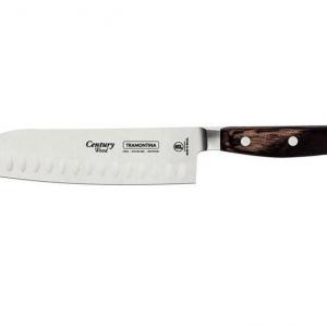 TRAMONTINA CENTURY WOOD SANTOKU KÉS BARNA FA NYÉLLEL, 18 CM, 21542/197