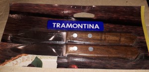Tramontina fanyelű hámozó kés, 2 db, 22210/203