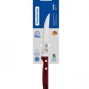 TRAMONTINA POLYWOOD STEAK- ÉS GYÜMÖLCSKÉS Piros FA NYÉLLEL, 21122/175
