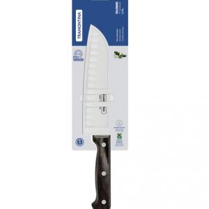 TRAMONTINA SANTOKU KÉS BARNA POLYWOOD NYÉLLEL, 17,6cm, 21179/197
