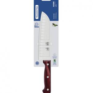 TRAMONTINA SANTOKU KÉS PIROS POLYWOOD NYÉLLEL, 17,6cm, 21179/177