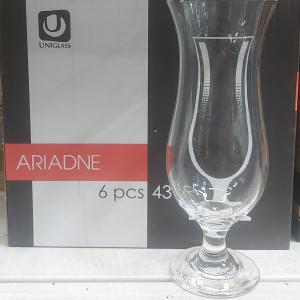 Uniglass Ariadne koktél pohár, 6db, 43cl, (Hurricane), üveg