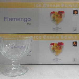 Uniglass Flanengo 27cl fagyis kehely, talpas, 6db