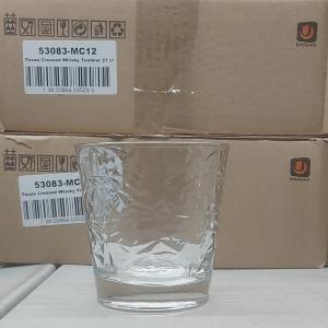 Uniglass Texas Creased Whiskys pohár, 27cl, üveg, 1db