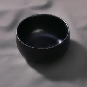 UNIVERSE BLACK porcelán kerek tálka 11 cm 45 cl