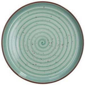 URBAN Pastel VERDE kerámia desszert tányér walled 20,5cm