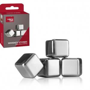 Vacu Vin Hűtő fémkocka whisky 4 db-os