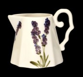 Vanilia Kerámia 52-02 Violin levendulás tejkiöntő, 3 dl, kerámia, V.K.52-02