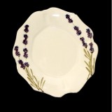 Vanilia Kerámia 52-06, Violin levendulás kávéscsésze alj,kerámia,kézzel festett, V.K.52-06