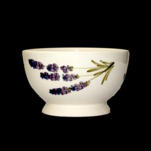 Vanilia Kerámia 52-12 Violin levendulás műzlistál,kerámia,kézzel festett, V.K.52-12