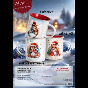 V.B.22752 Alvin porcelánbögre 330ml