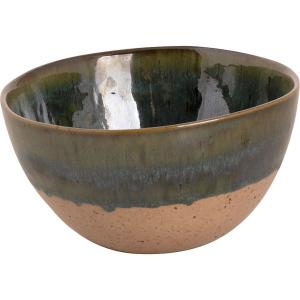 WISTERIA GREEN STONEWARE salátás tálka 15 cm