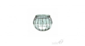 Zöld színű díszüveg, Pecera, 18 cm, 297115