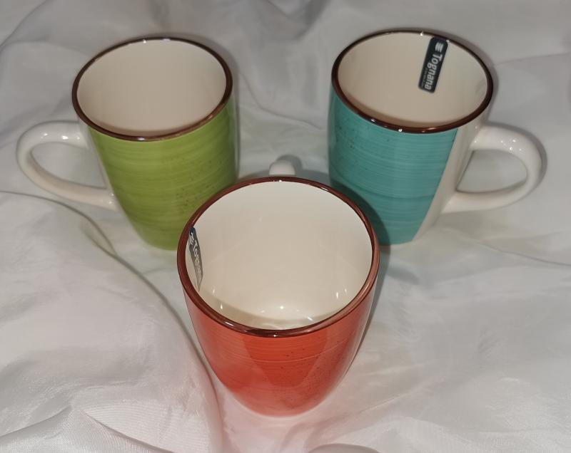 Tognana Art and Pepper kerámia bögre, 37 cl, 3 szín