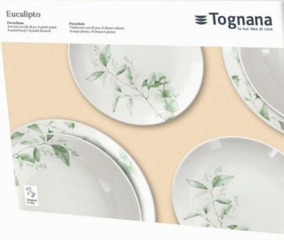 Tognana EUCALIPTO MADISON porcelán étkészlet 18 db