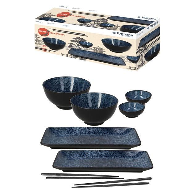 Tognana FUTARI SUSHI porcelán 8 db-os  szett