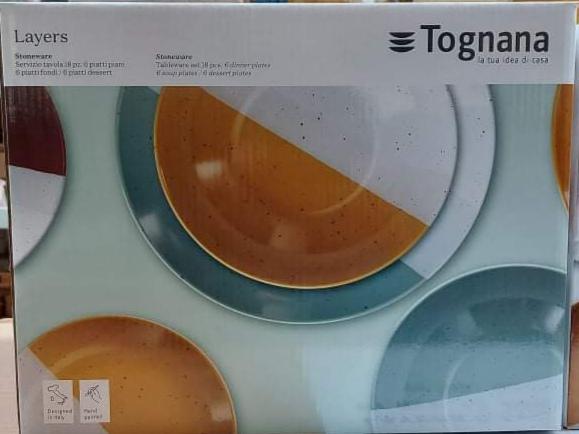 Tognana Layers 18 részes kerámia étkészlet