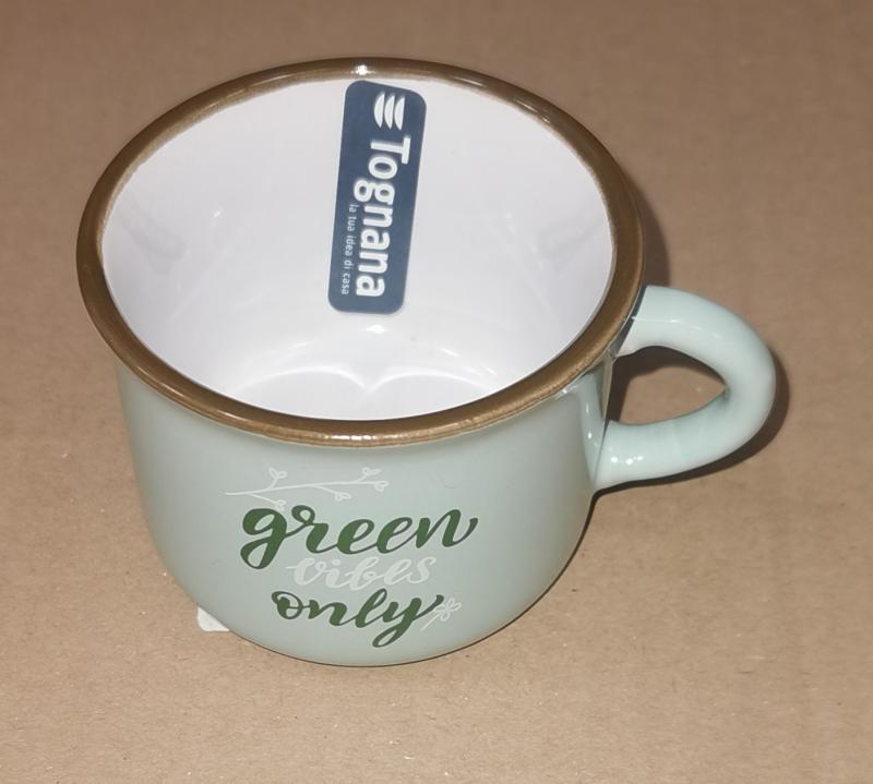 Tognana Natural Love kerámia kávés-espresso-s bögre, 10 cl, 1 db