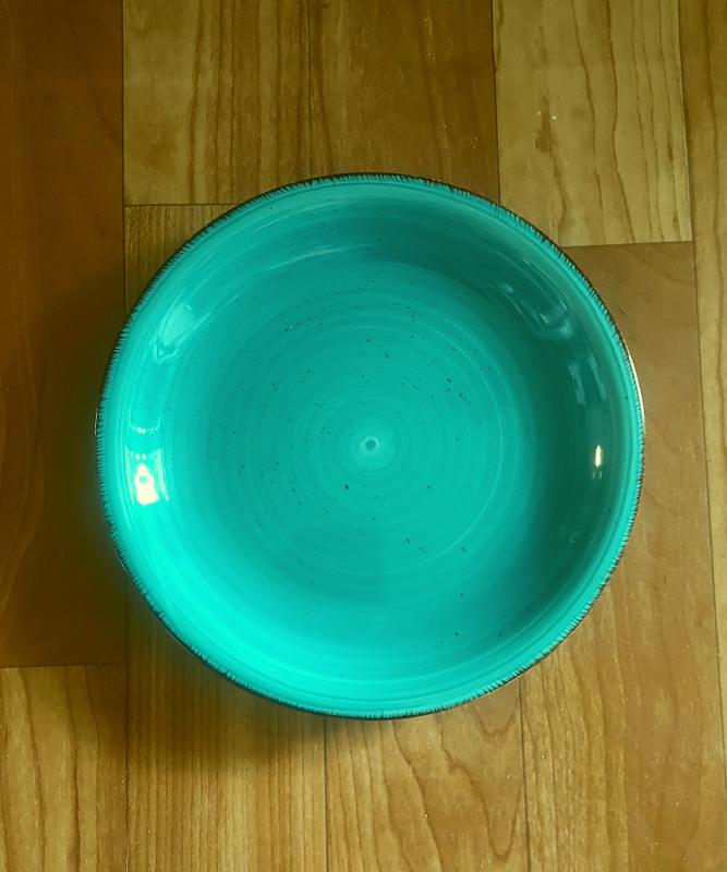 Tognana Riga Verde Louise kerámia zöld desszert tányér, 19cm, 1db